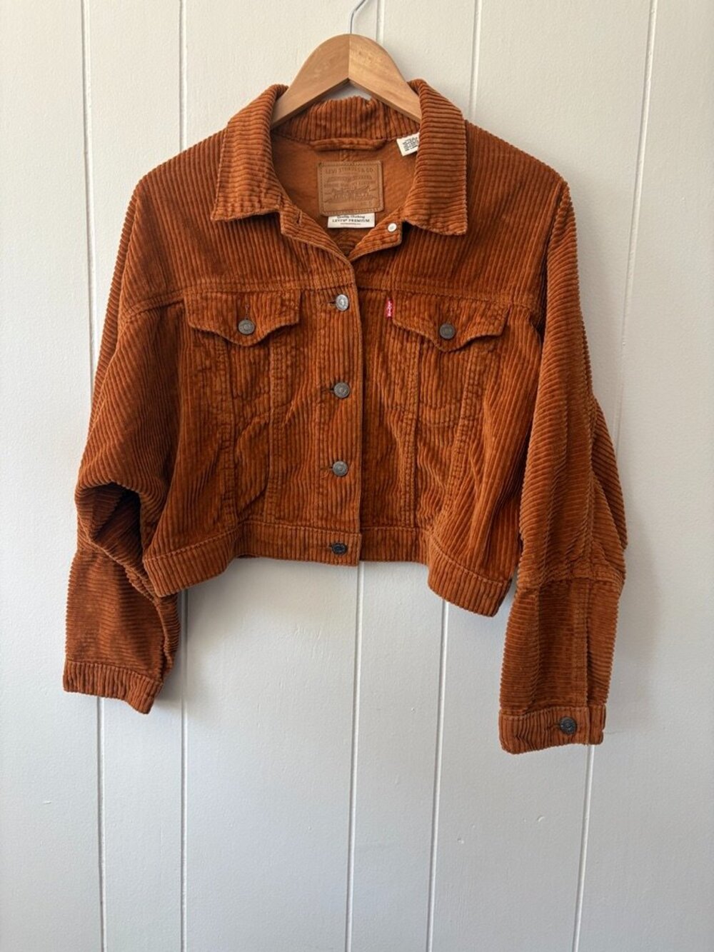 Levi’s Cropped Corduroy Jacket
